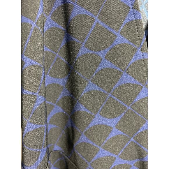 Ann Taylor Geometric Wrap Dress 3/4 Sleeve Size 14 NWT - Picture 2 of 5